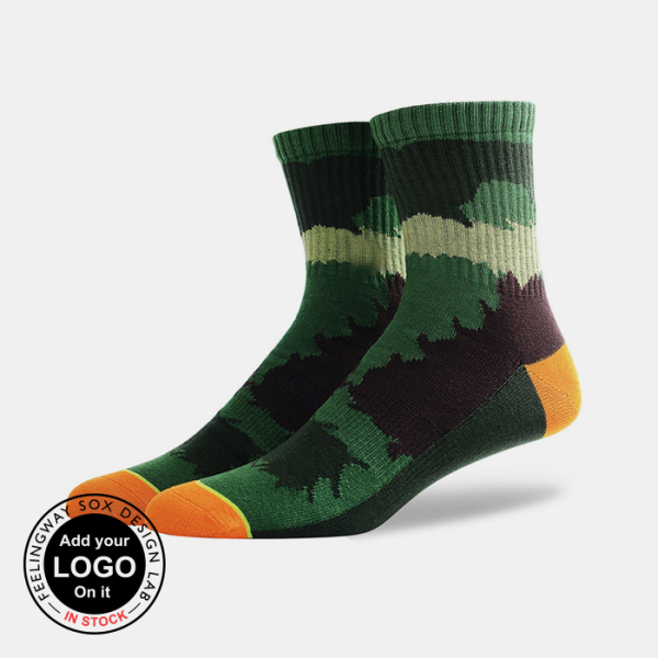 3 Pairs Outdoor Sports Camouflage Hiking Running Socks Test Sample